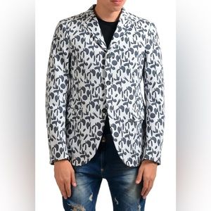 Jil Sander Men's Multi-Color Three Button Blazer Sport Coat